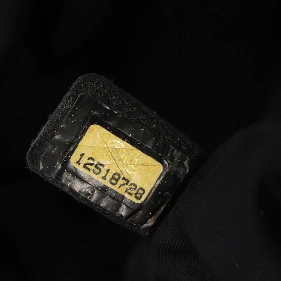 CHANEL Paris Biarritz MM Tote Bag Coated Canvas Black Silver CC Auth bs19293 - Picture 12 of 16